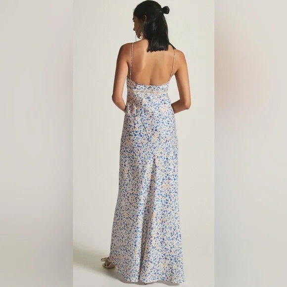 ‼️RARE‼️🎸FAVORITE DAUGHTER🎸🔥NWT🔥V-Neck Maxi Dress in White— Size S